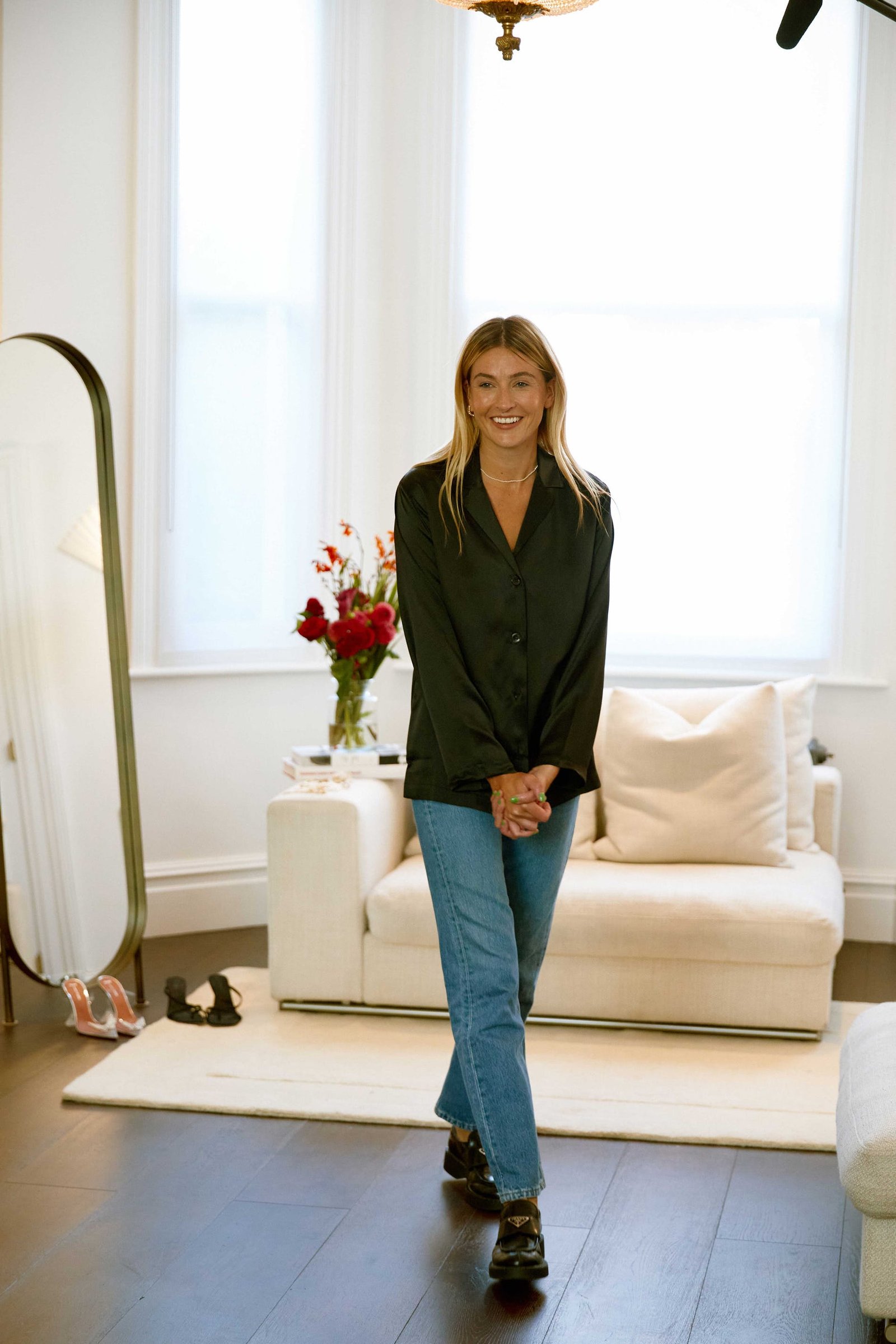 1635437928237965 camille charriere in a la perla silk pyjama shirt